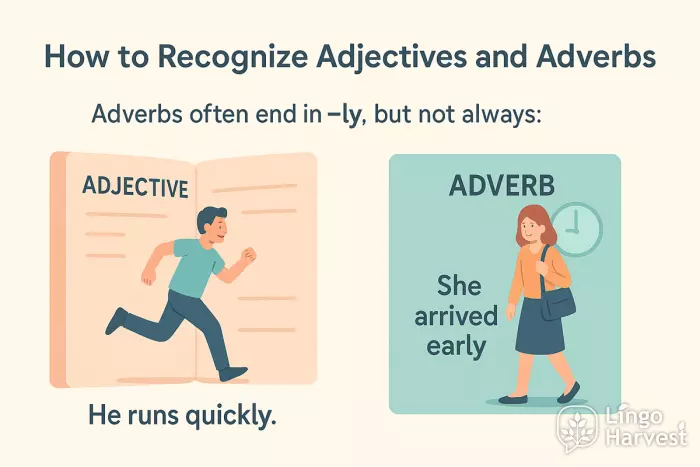 adjectives vs adverbs examples