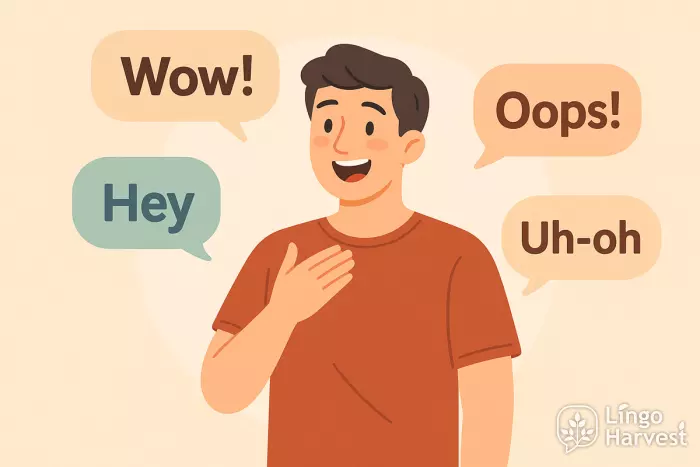 interjections wow oops hey