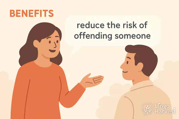 softeners reduce risk offending someone