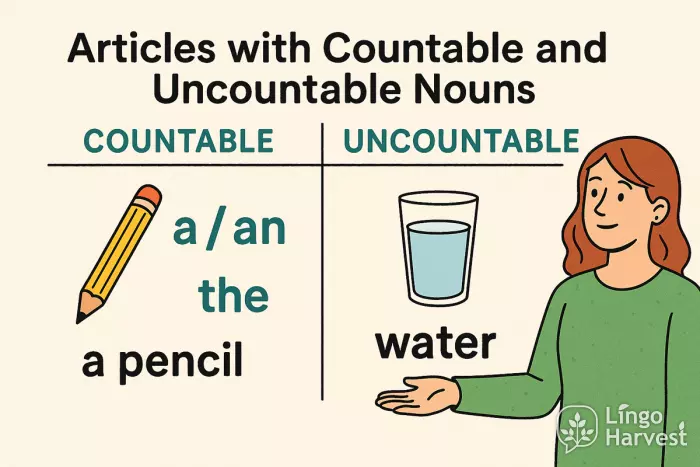 Articles with Countable and Uncountable Noun