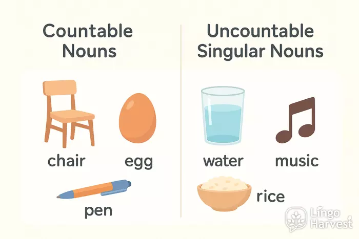 countable vs uncountable nouns