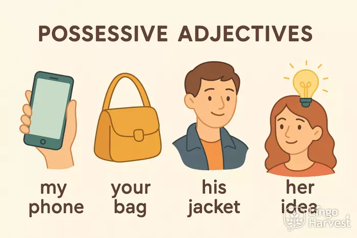 possessive adjectives examples