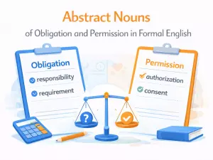 Abstract Nouns of Obligation and Permission in Formal English