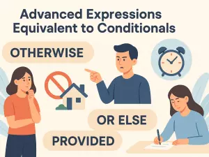 Advanced Expressions Equivalent to Conditionals: Otherwise, Or Else, Provided