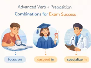 Advanced Verb + Preposition Combinations for Exam Success