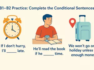 B1–B2 Practice: Complete the Conditional Sentences
