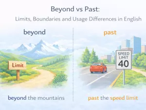 Beyond vs Past: Limits, Boundaries and Usage Differences in English