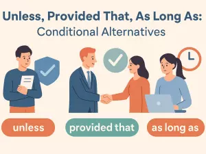Unless, Provided That, As Long As: Conditional Alternatives