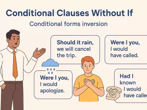 Conditional Clauses Without If: Should, Were, Had Inversion
