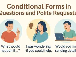 Conditional Forms in Questions and Polite Requests