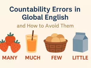 Countability Errors in Global English and How to Avoid Them