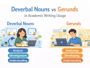 Deverbal Nouns vs Gerunds in Academic Writing Usage
