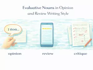 Evaluative Nouns in Opinion and Review Writing Style
