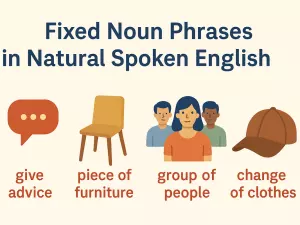 Fixed Noun Phrases in Natural Spoken English Conversations