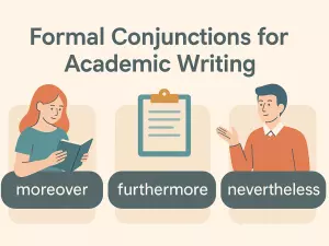 Formal Conjunctions for Academic Writing: moreover, furthermore, nevertheless