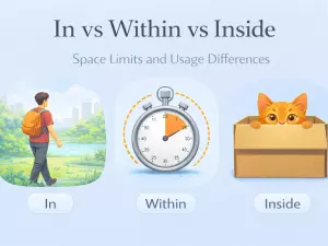 In vs Within vs Inside: Space Limits and Usage Differences