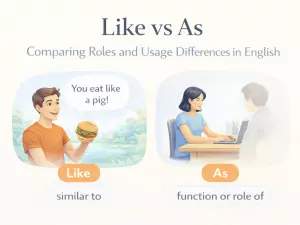 Like vs As: Comparing Roles and Usage Differences in English