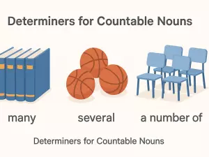 Determiners for Countable Nouns: many, several, a number of