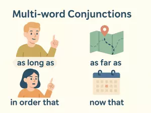 Multi-word Conjunctions: as long as, as far as, in order that, now that