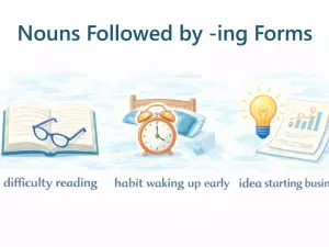 Nouns Followed by -ing Forms in Spoken and Written English