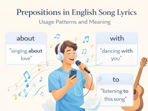 Prepositions in English Song Lyrics: Usage Patterns and Meaning