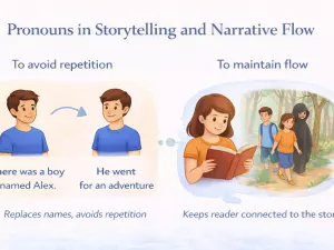Pronouns in Storytelling and Narrative Flow
