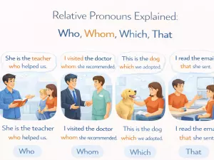Relative Pronouns Explained: Who, Whom, Which, That