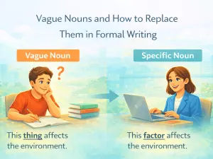 Vague Nouns and How to Replace Them in Formal Writing