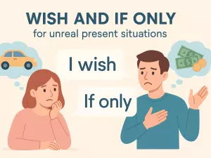 Wish and If Only for Unreal Present Situations