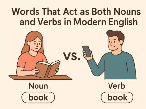 Words That Act as Both Nouns and Verbs in Modern English