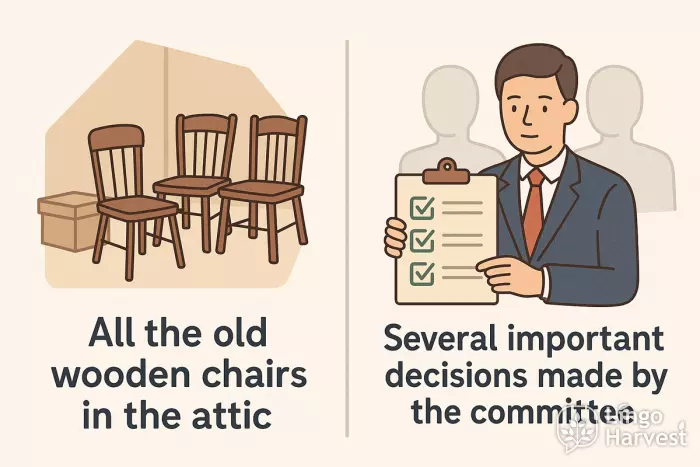 all old chairs several decisions committee example