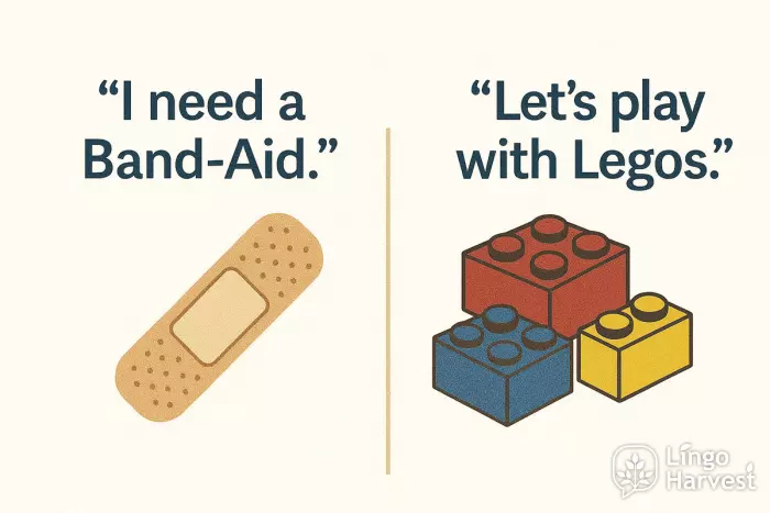 brand names Band Aid Lego examples