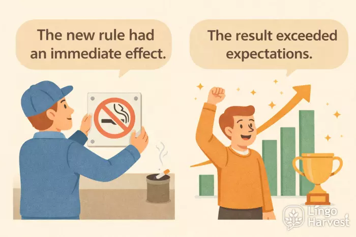 cause and effect English nouns