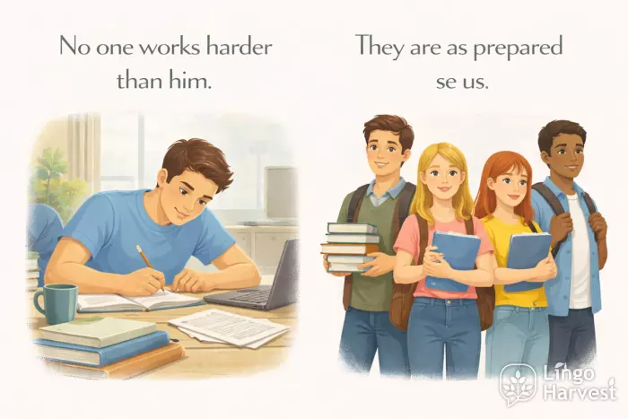 comparisons no one harder students prepared as us