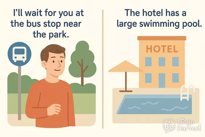 compound nouns bus stop swimming pool