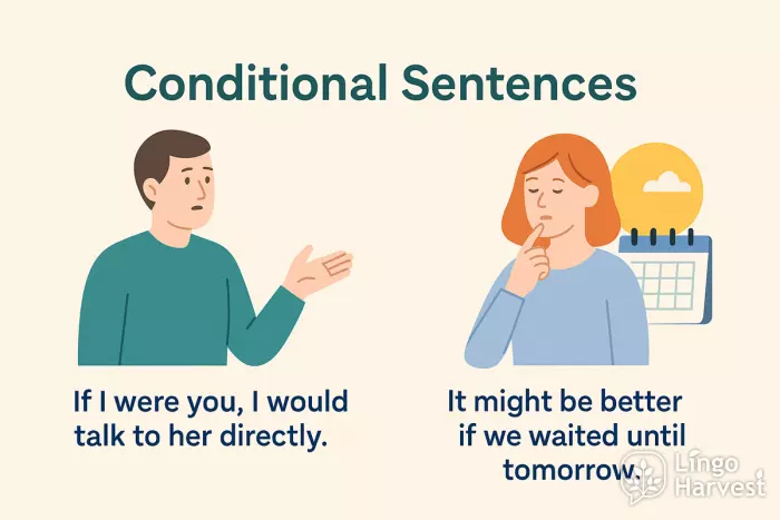 conditional advice were you talk better waited tomorrow