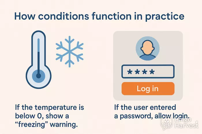 conditional logic freezing warning login