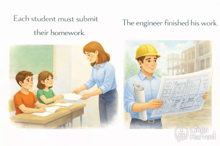 each student homework pronoun engineer finished work