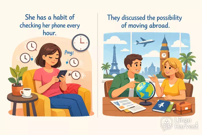 habit phone checking vs moving abroad