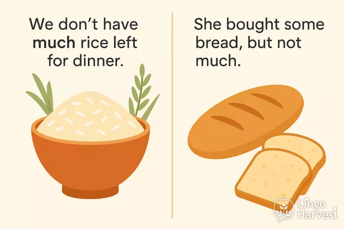 little rice left and not much bread