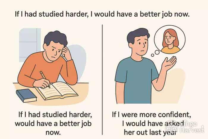 mixed conditionals studied harder better job confident asked out