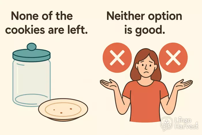 no cookies left and neither option good