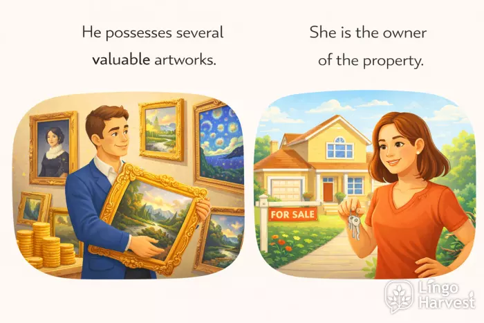 possess valuable artworks property owner real estate