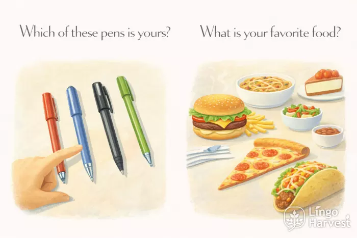 questions which pen yours favorite food choice