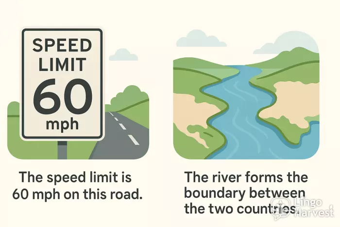 speed limit and boundary examples