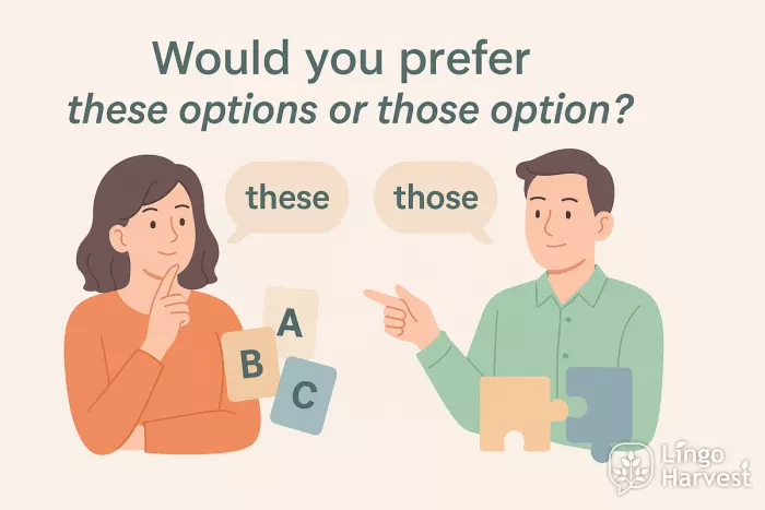 these vs those options and solutions comparison