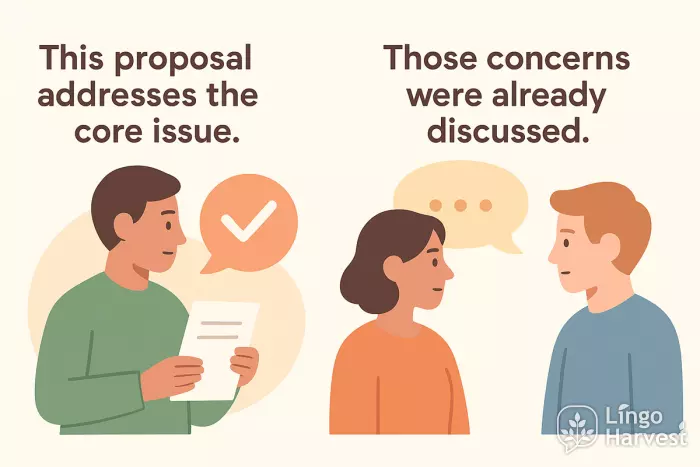 this proposal core issue those concerns discussed