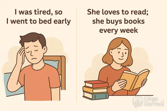 tired so bed early loves read books