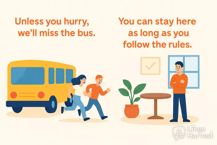 unless hurry miss bus follow rules stay here