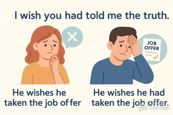 wish past regret told truth job offer